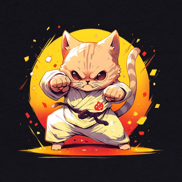 karate cat by lets find pirate